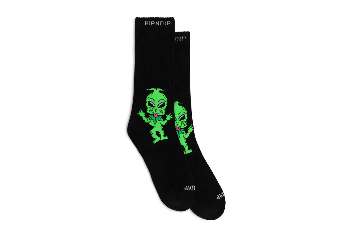 Rip N Dip Bah Humbug Socks (RND9835) Μαύρο