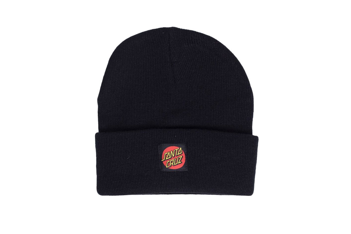 Santa Cruz Classic Label Beanie Σκουφάκι Χειμερινό (SCA-BNE-0134) Μαύρο