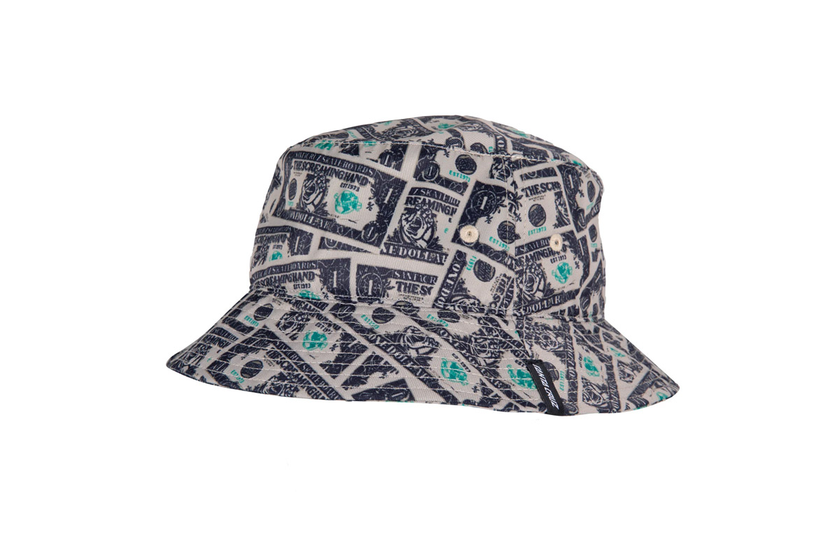 Santa Cruz Mako Dollar Bucket Hat Καπέλο Bucket (SCA-HAT-0030) Μαύρο
