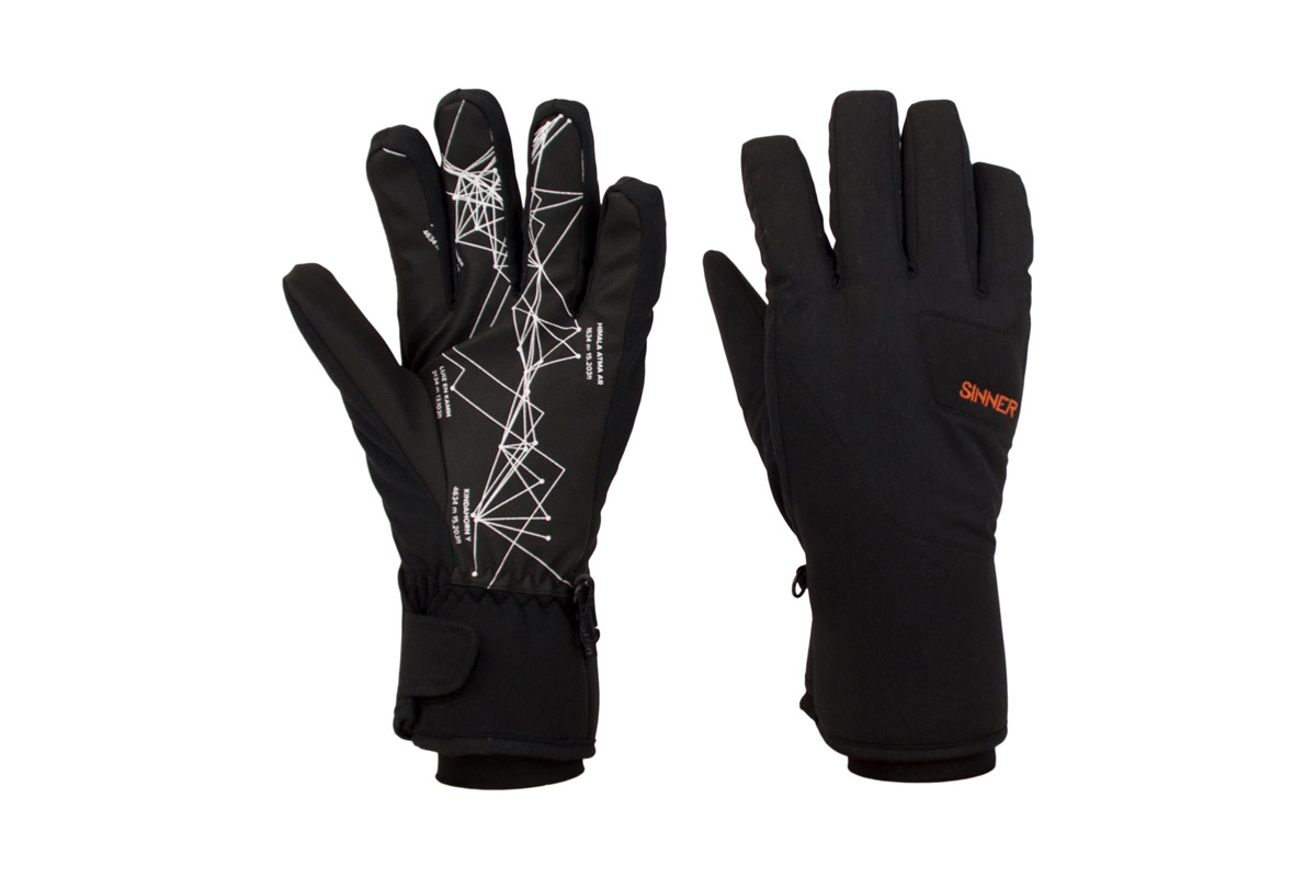 Sinner Skihill Glove Γάντια Χειμερινά (SIGL-196-10) Μαύρο