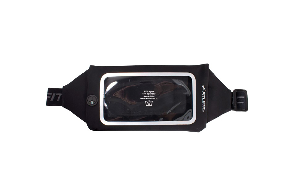 Fitletic Swipe Fitness Belt Τσαντάκι Μέσης (SWP-01) Μαύρο
